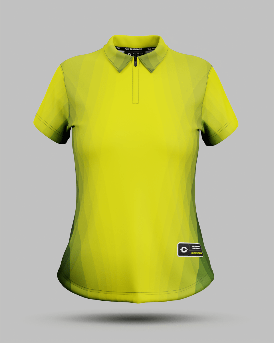Womens Helsinki 2.0 1/4 Zip Polo Collar Jersey With Pocket - Onboard Sportswear