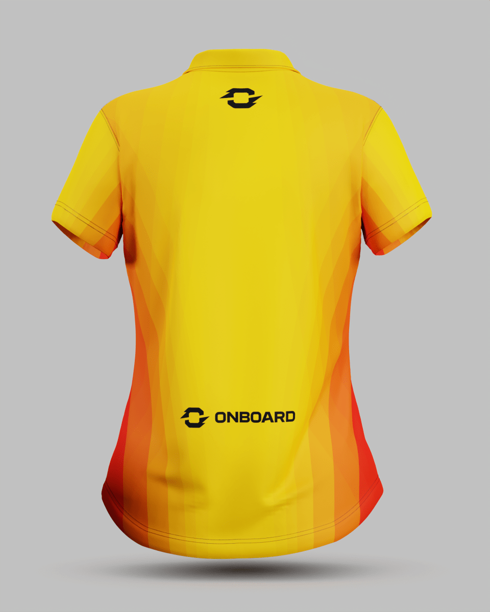 Womens Helsinki 2.0 1/4 Zip Polo Collar Jersey - Onboard Sportswear