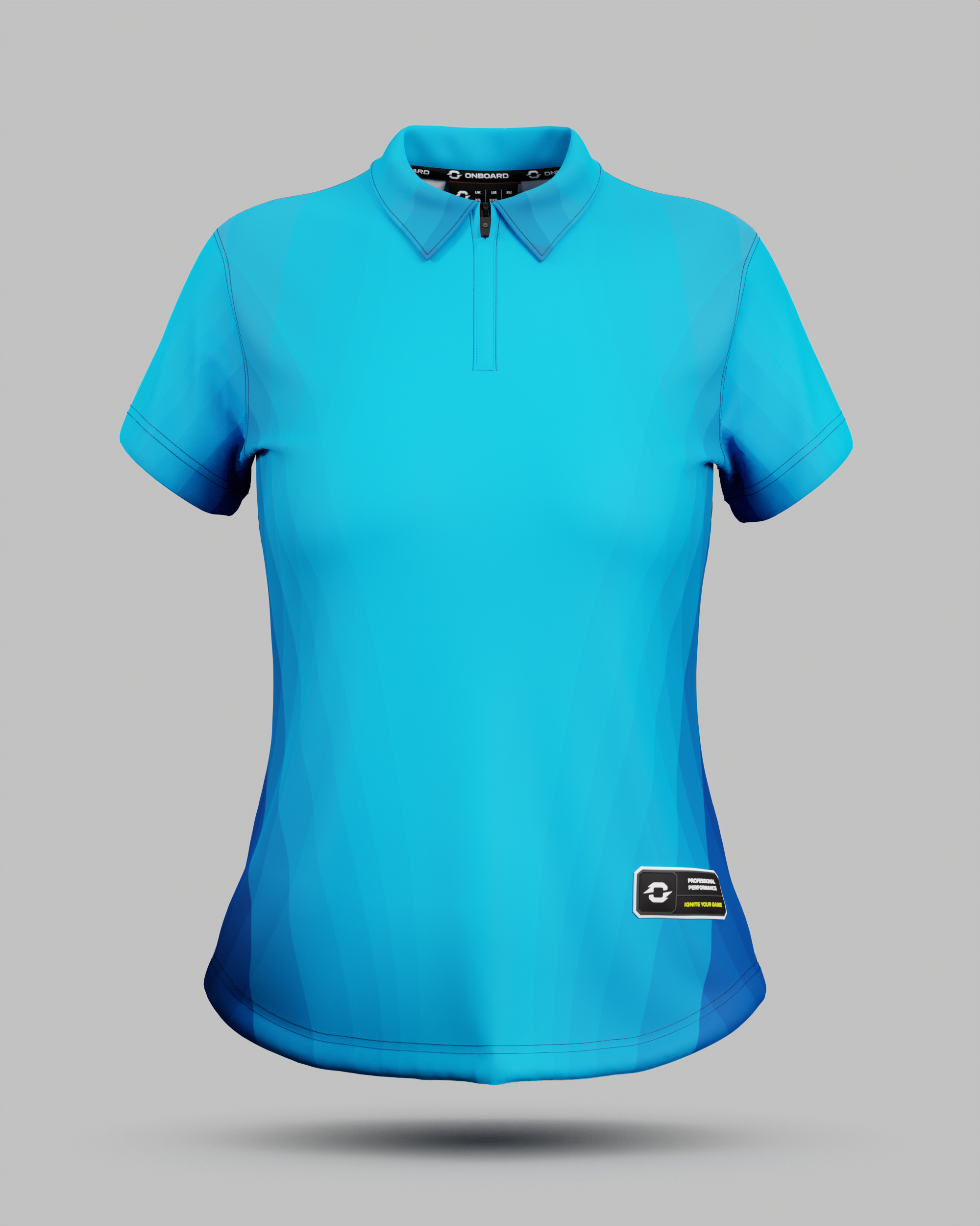 Womens Helsinki 2.0 1/4 Zip Polo Collar Jersey