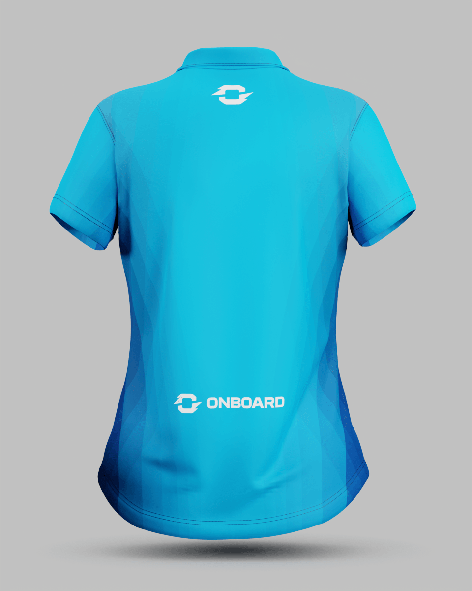 Womens Helsinki 2.0 1/4 Zip Polo Collar Jersey With Pocket - Onboard Sportswear
