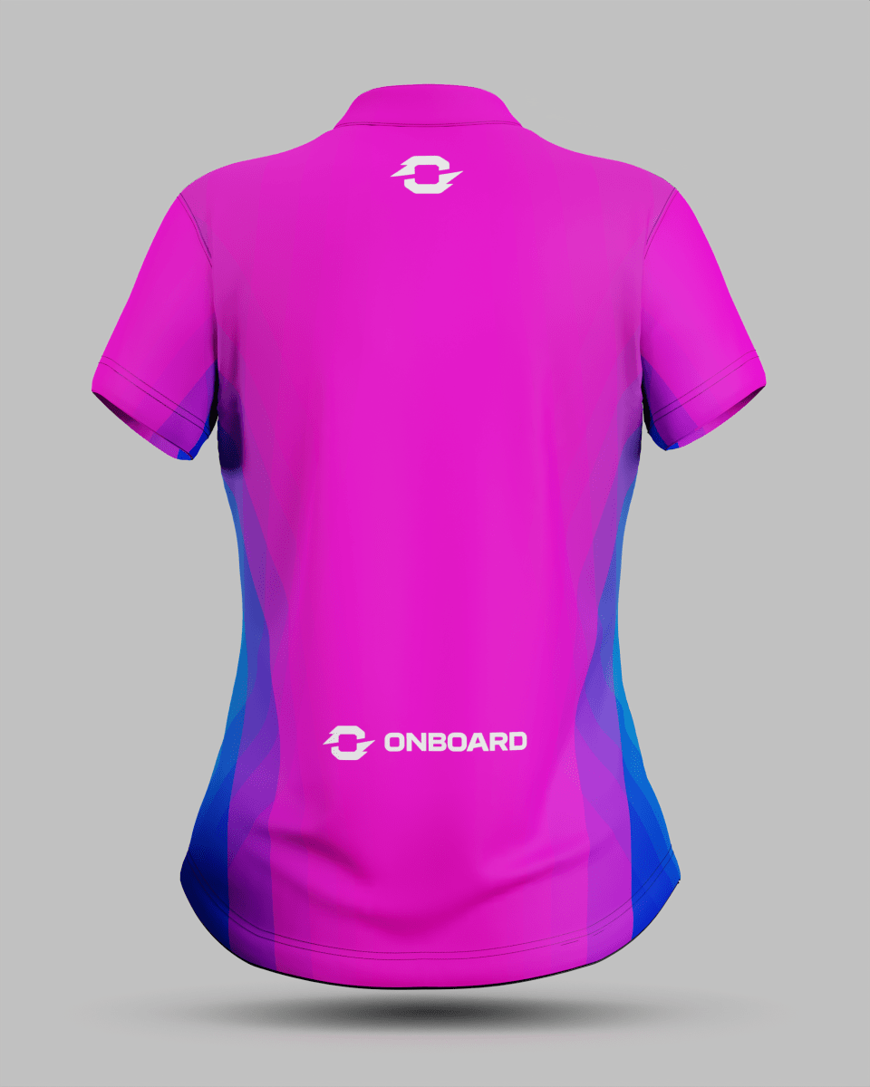 Womens Helsinki 2.0 1/4 Zip Pro Collar Jersey With Pocket - Onboard Sportswear