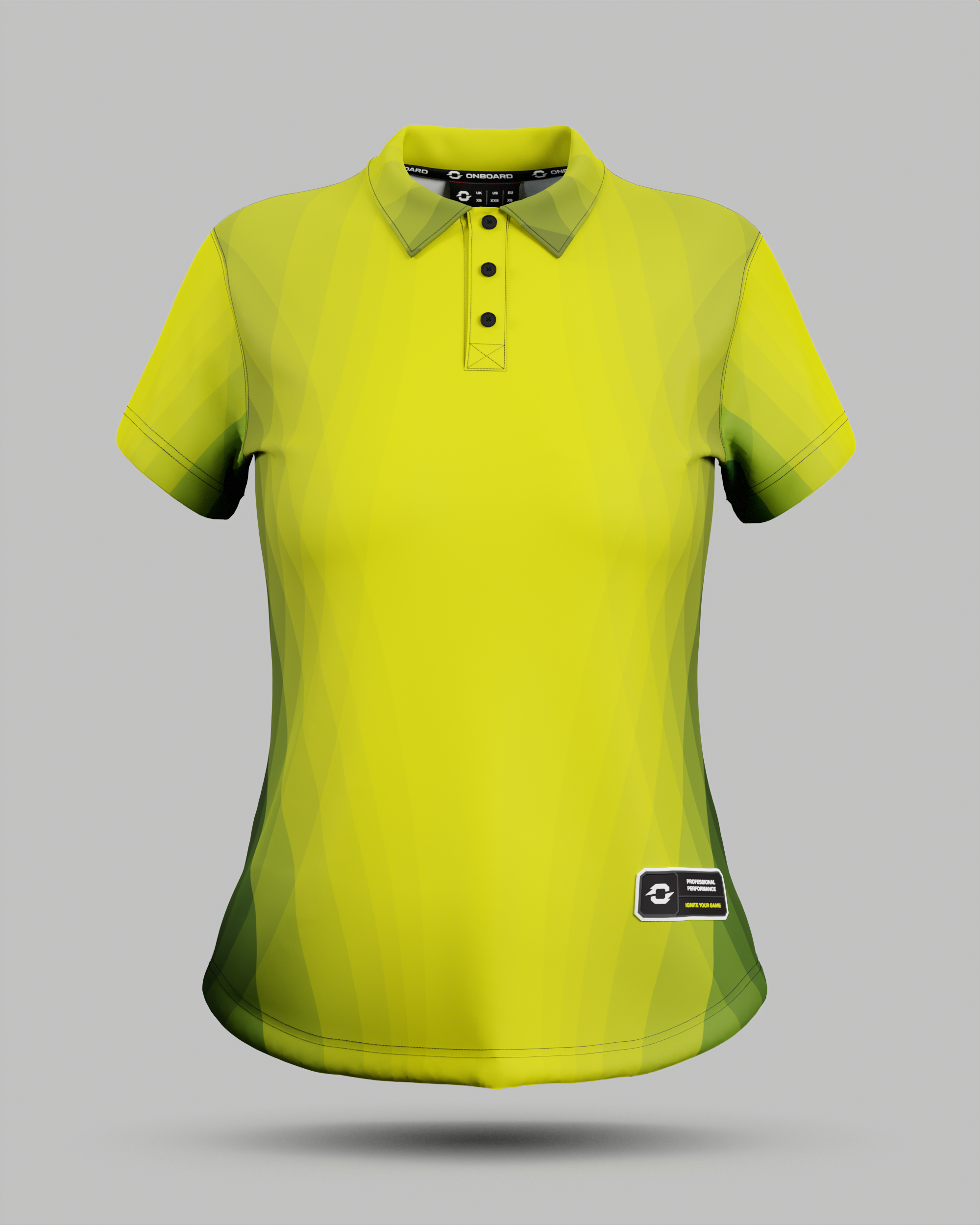Womens Helsinki 2.0 3 Button Polo Collar Jersey