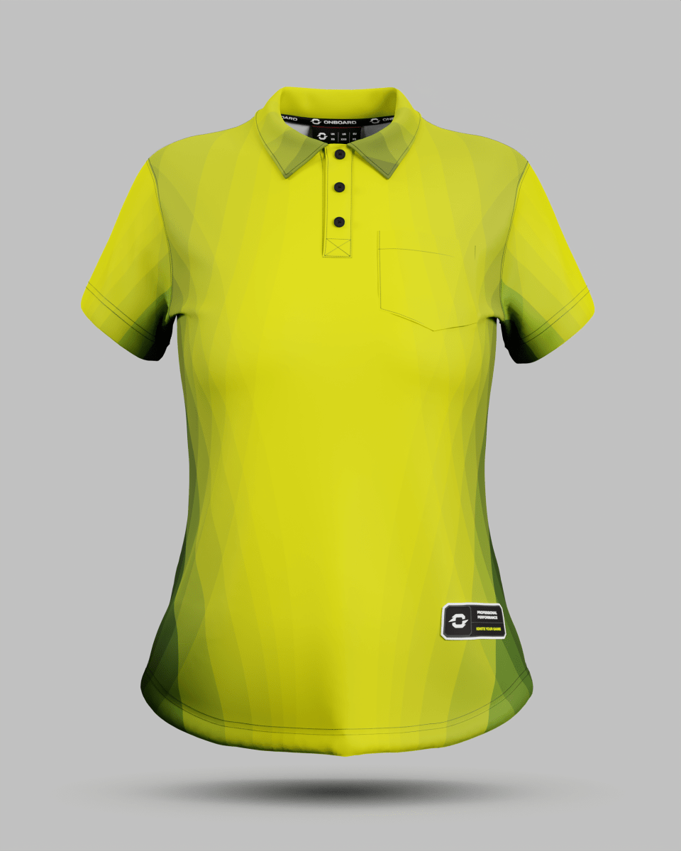 Womens Helsinki 2.0 3 Button Polo Collar Jersey With Pocket - Onboard Sportswear