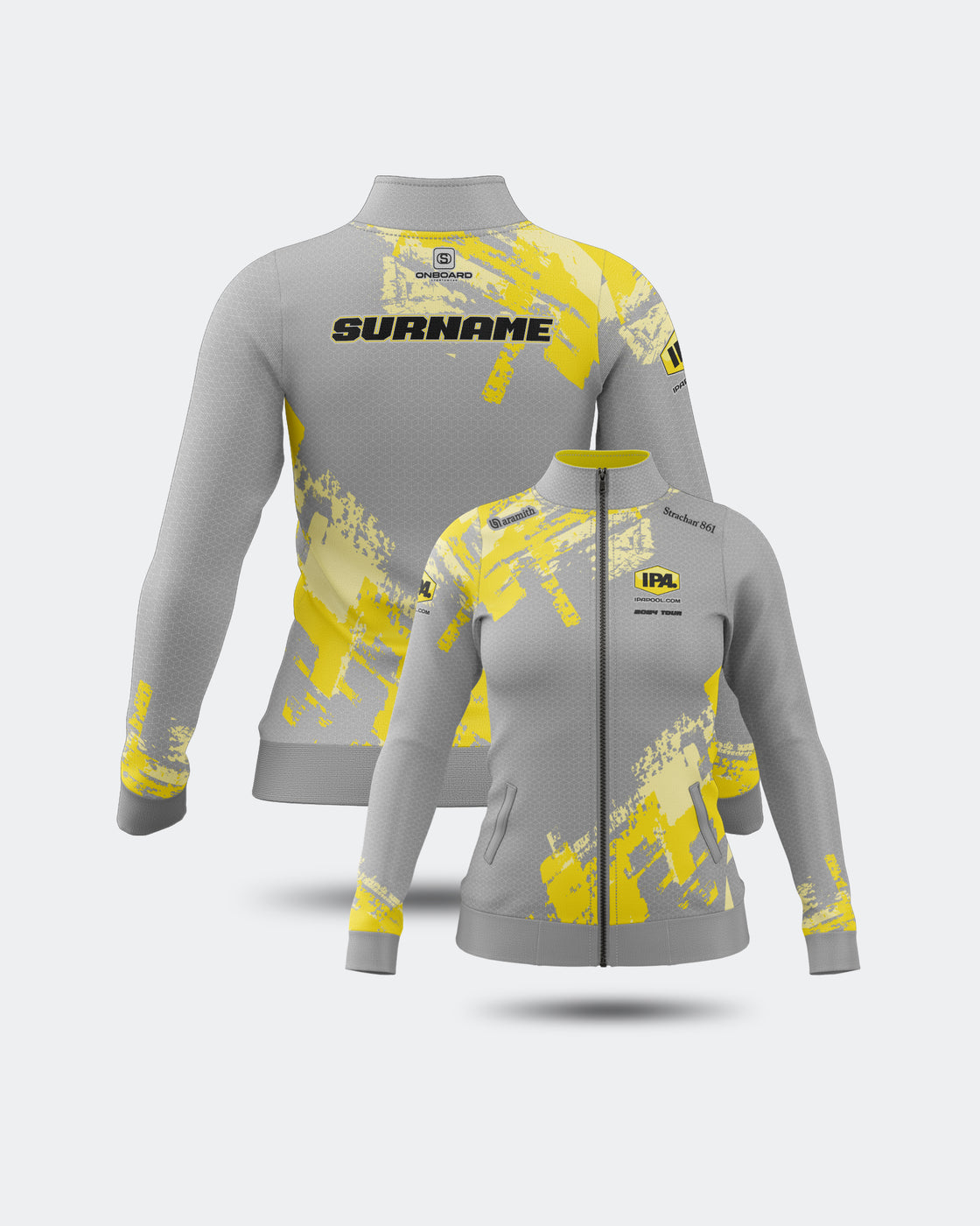 2024 Womens IPA Yellow & Grey Training Jacket