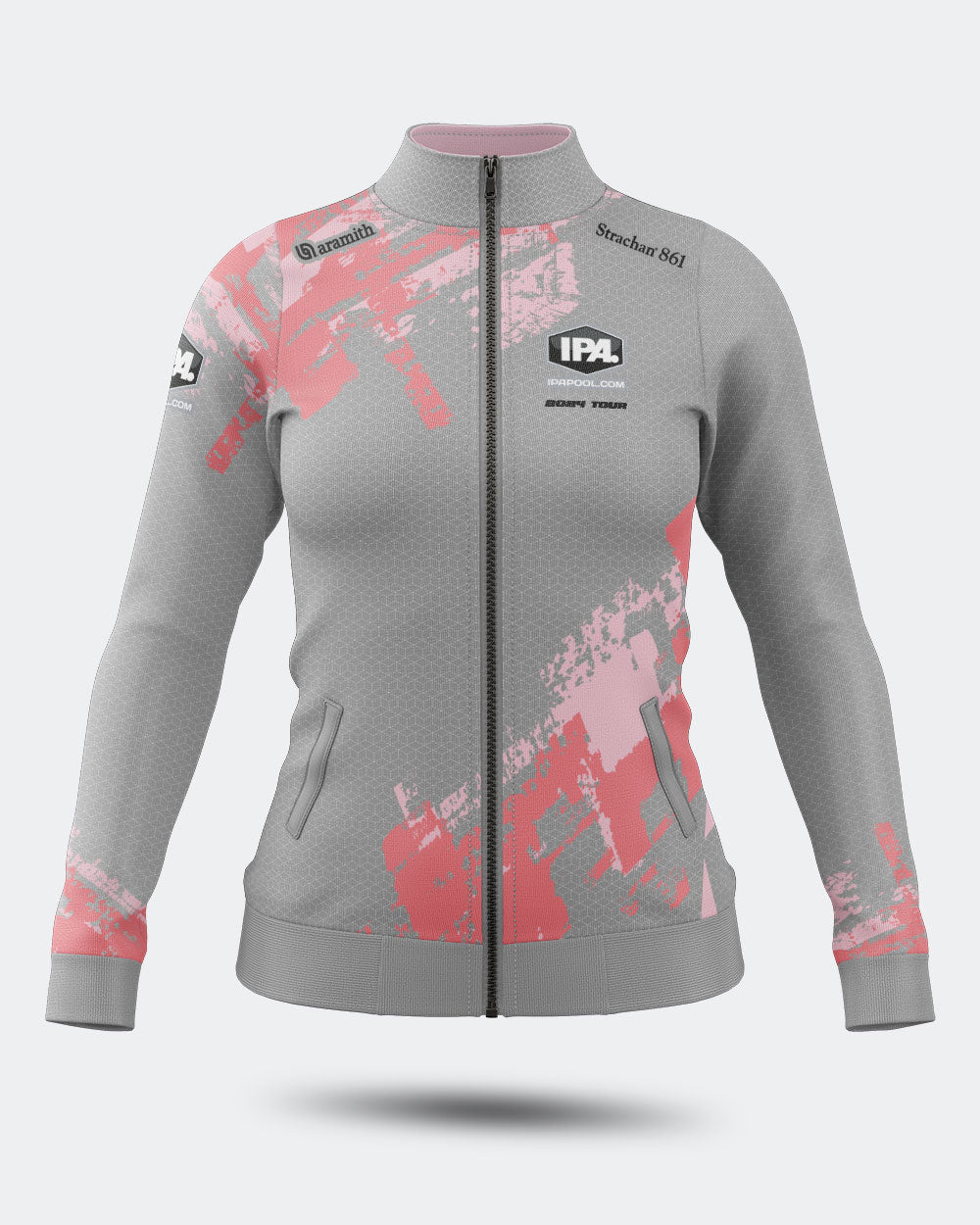 2024 Womens IPA Pink & Grey Training Jacket