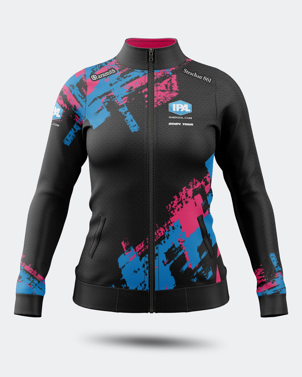 2024 Womens IPA Pink & Black Training Jacket