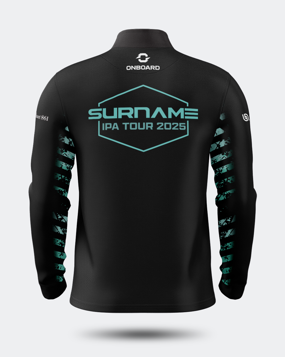 2025 Teal IPA Tour 1/2 Zip Midlayer