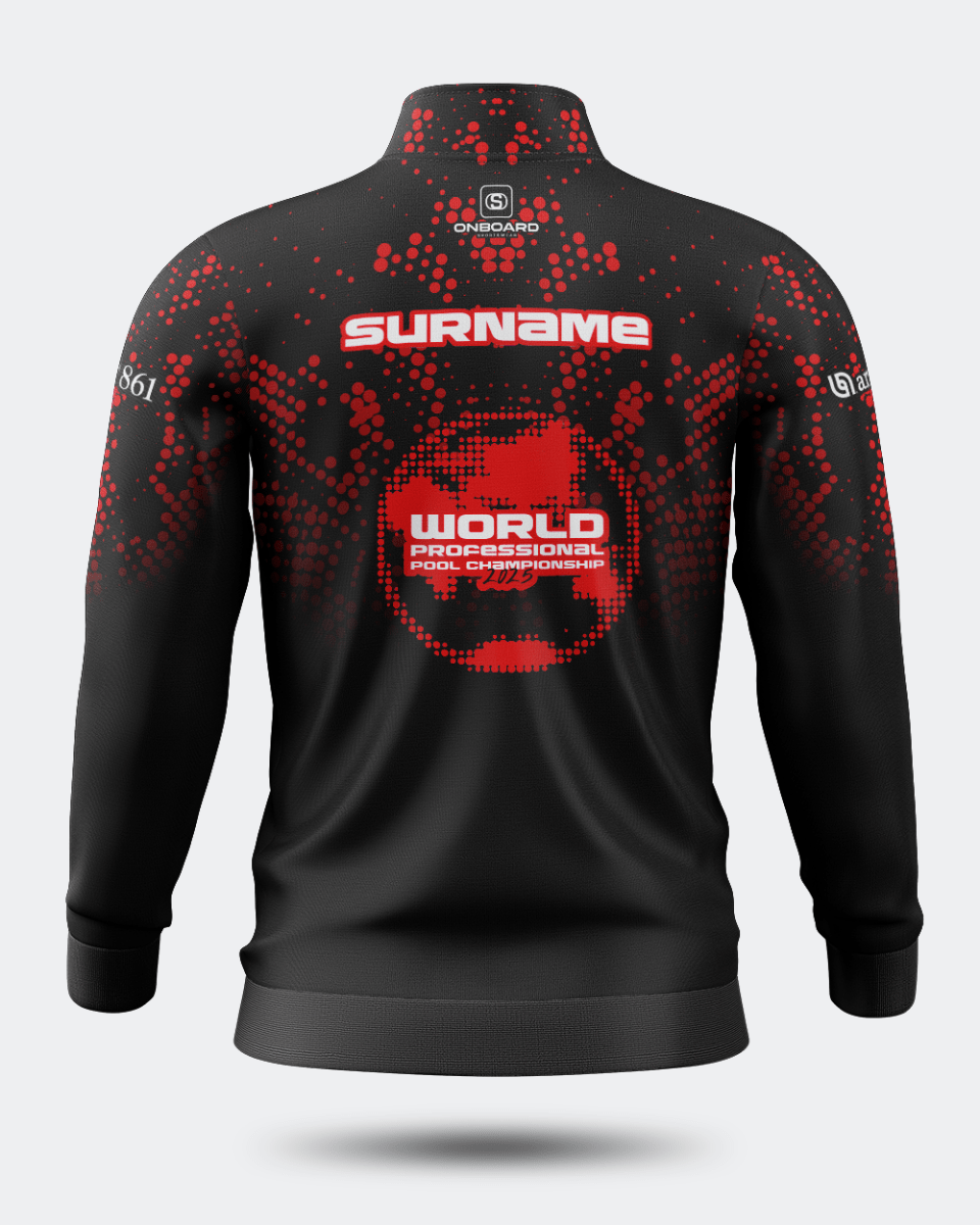 2025 IPA World Championship Training Jacket Black/Red - Onboard Sportswear