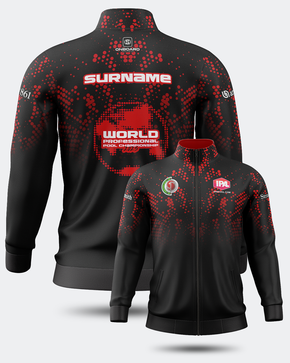 2025 IPA World Championship Training Jacket Black/Red