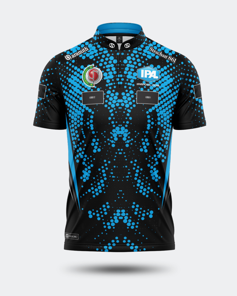 2025 Official IPA World Championship Jersey Black/Sky Blue - Onboard Sportswear