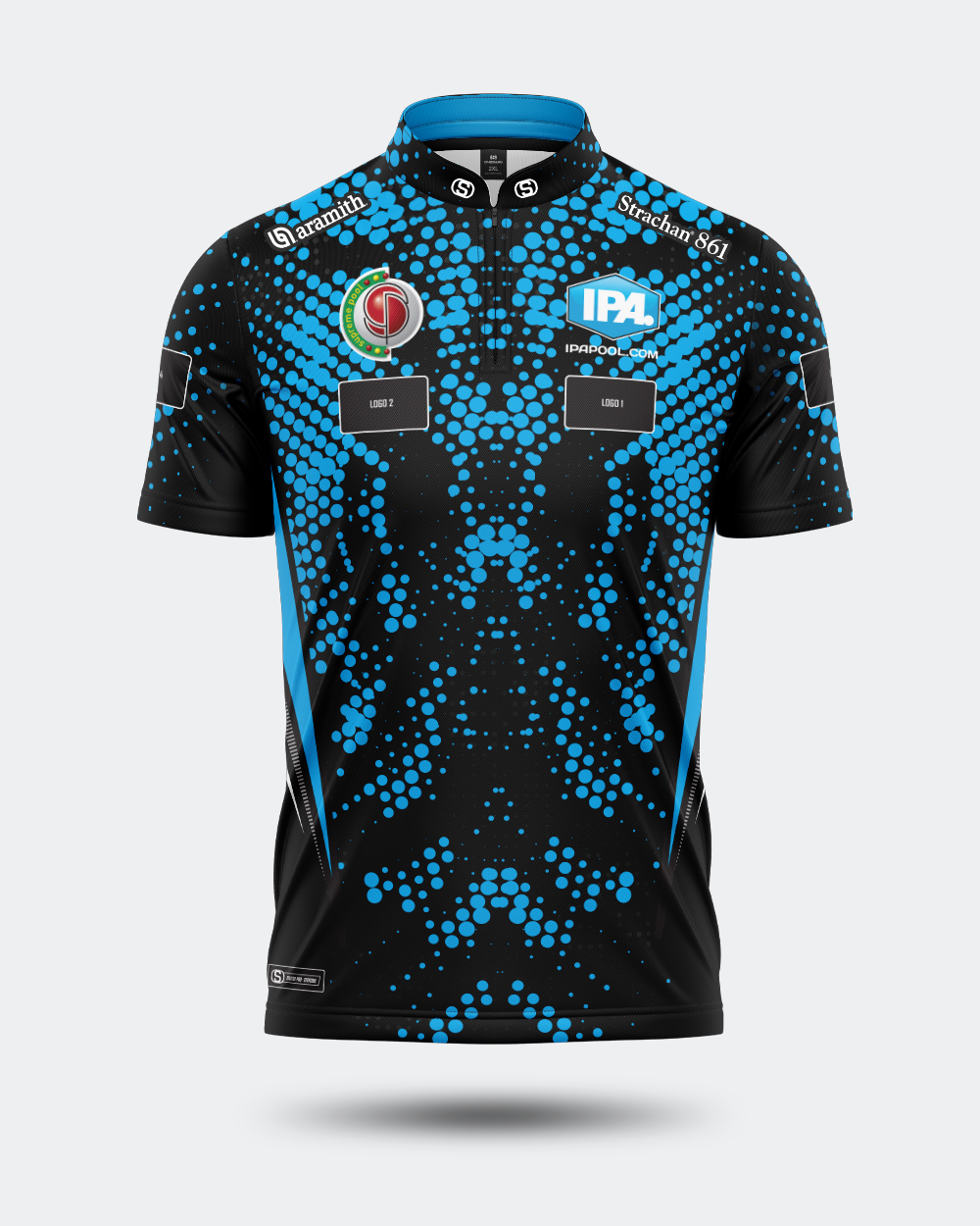 2025 Official IPA World Championship Jersey Black/Sky Blue