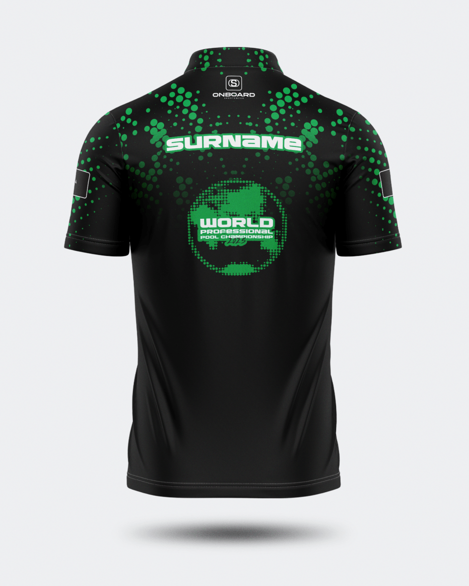 2025 Official IPA World Championship Jersey Black/Green - Onboard Sportswear
