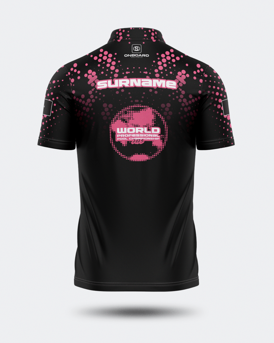 2025 Official IPA World Championship Jersey Black/Pink - Onboard Sportswear