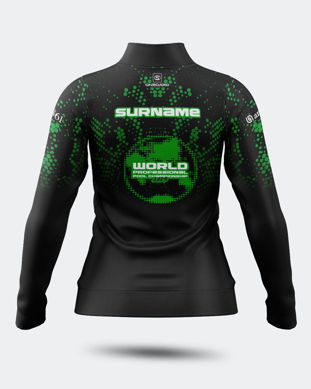 2025 IPA Women's World Championship Training Jacket Black/Green