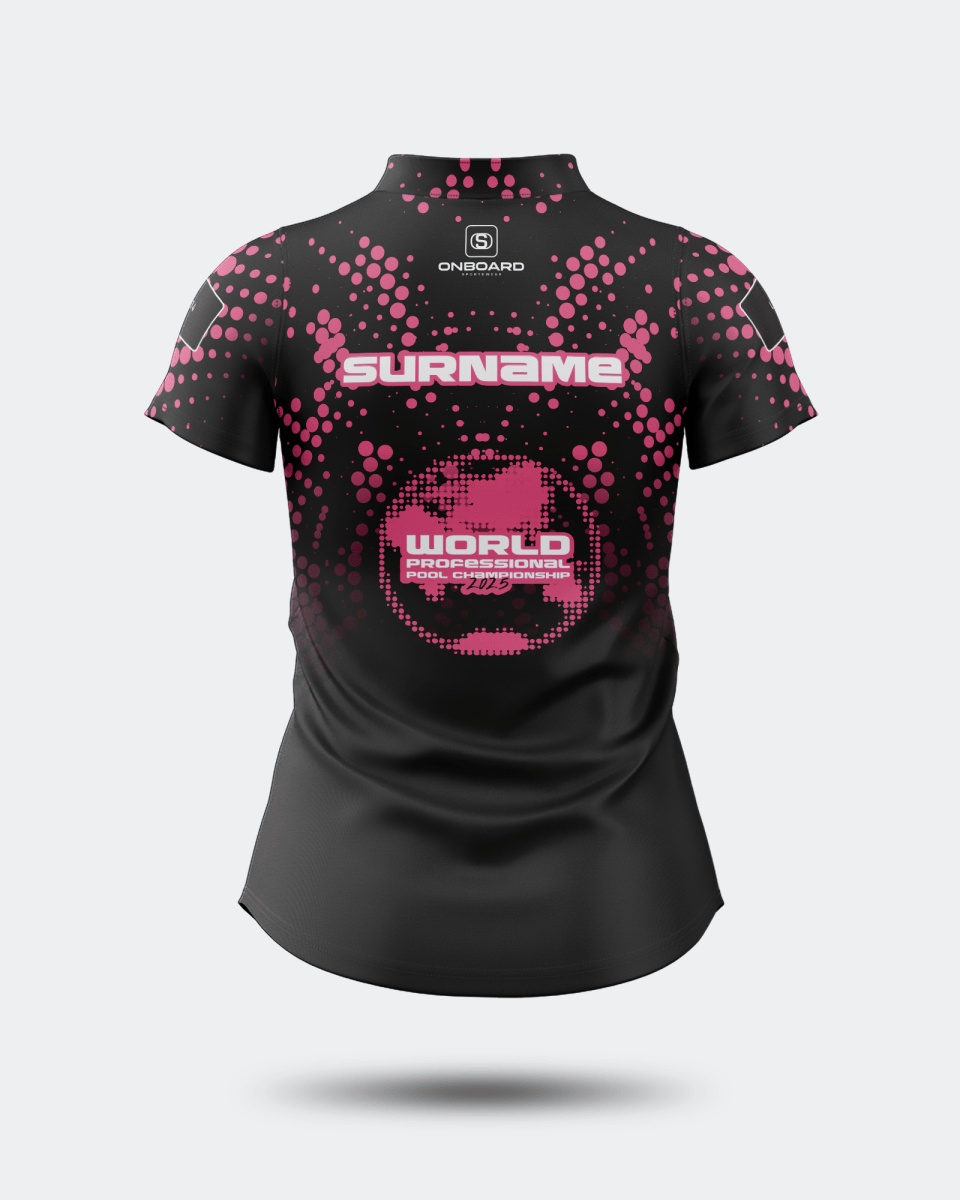 2025 Official IPA Women's World Championship Jersey Black/Pink - Onboard Sportswear