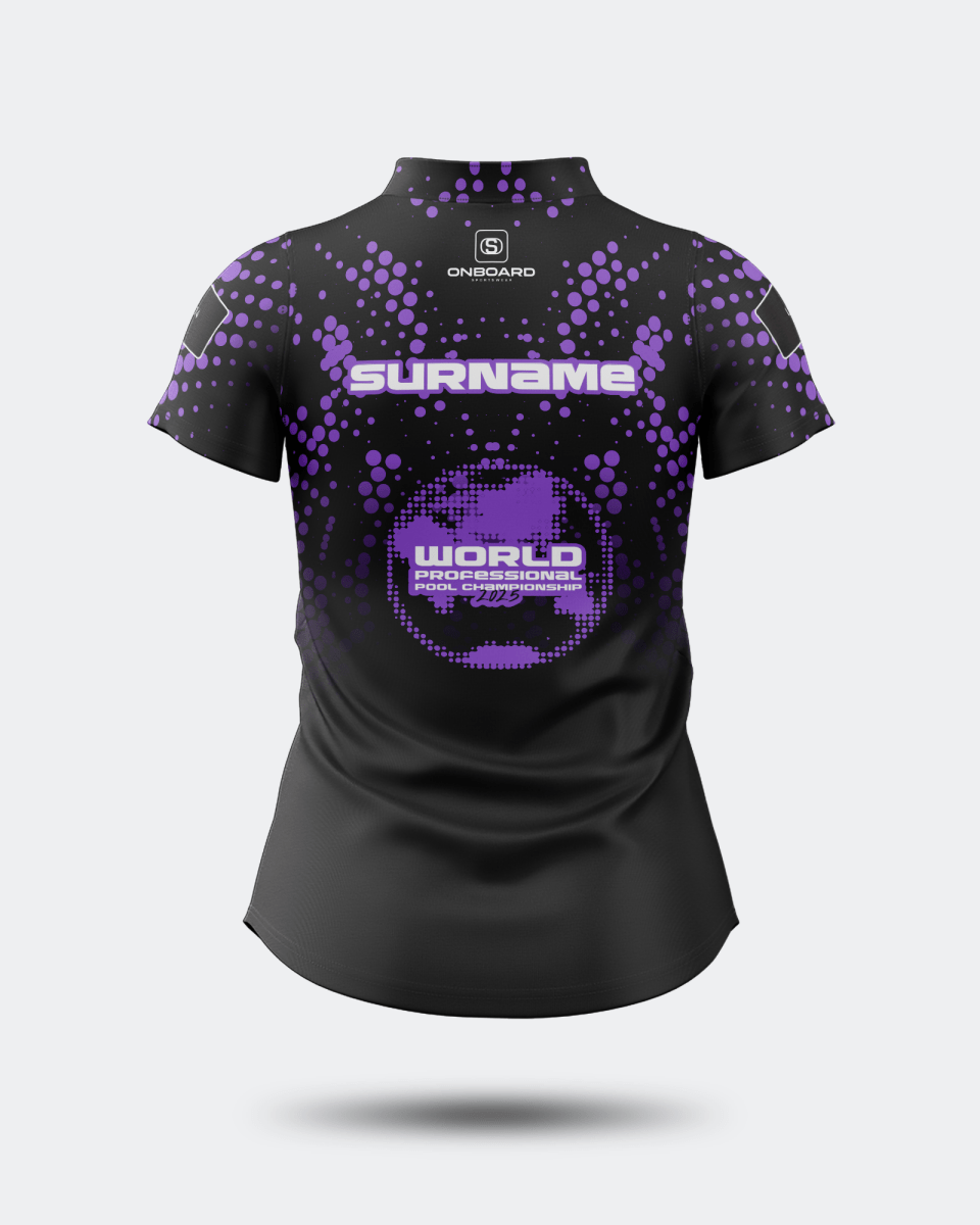 2025 Official IPA Women's World Championship Jersey Black/Purple - Onboard Sportswear