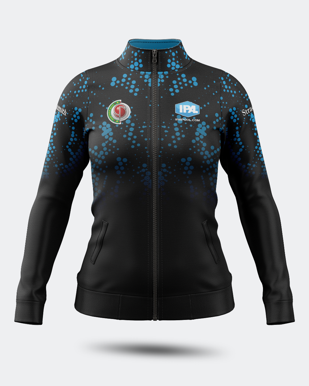 2025 IPA Women's World Championship Training Jacket Black/Light Blue