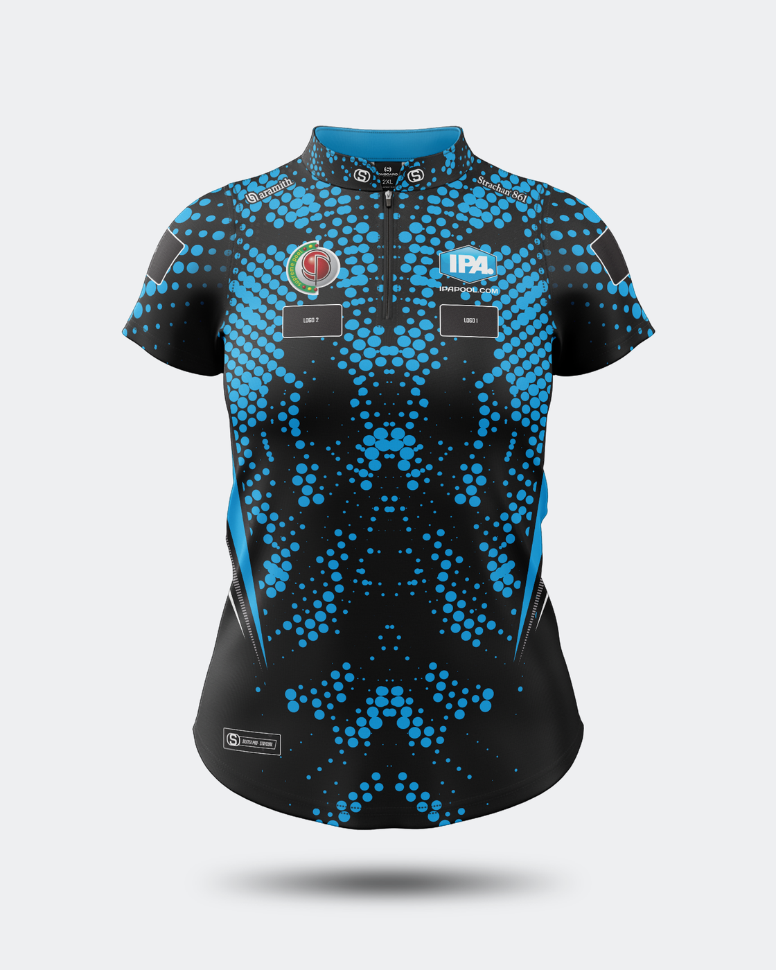 2025 Official IPA Women's World Championship Jersey Black/Light Blue