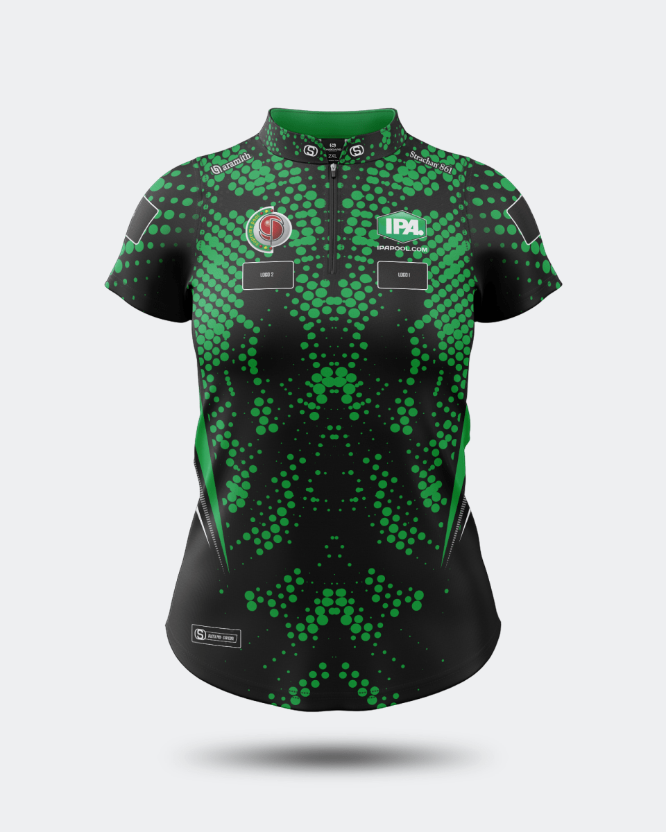 2025 Official IPA Women's World Championship Jersey Black/Green - Onboard Sportswear