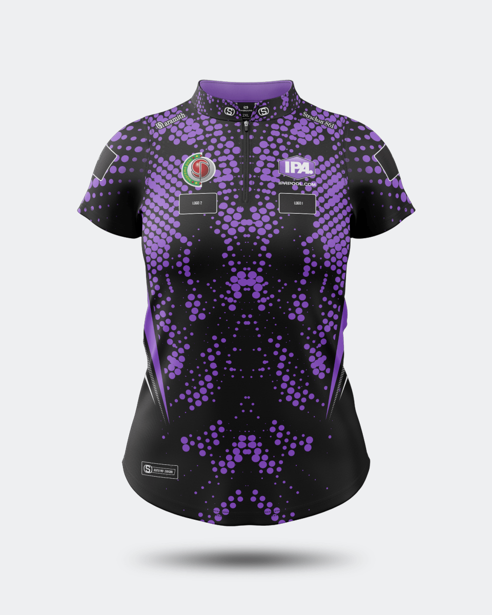 2025 Official IPA Women's World Championship Jersey Black/Purple - Onboard Sportswear