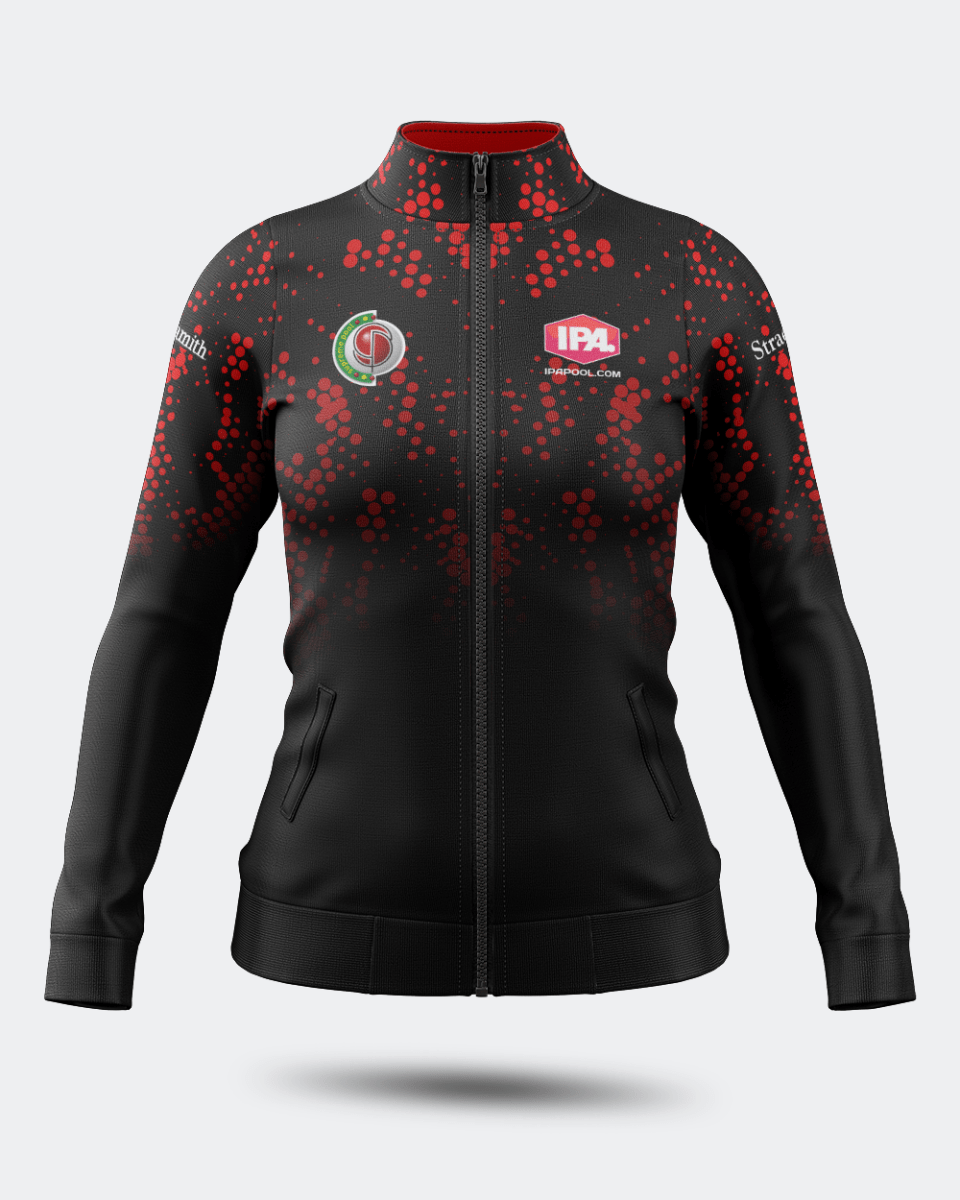 2025 IPA Women's World Championship Training Jacket Black/Red - Onboard Sportswear