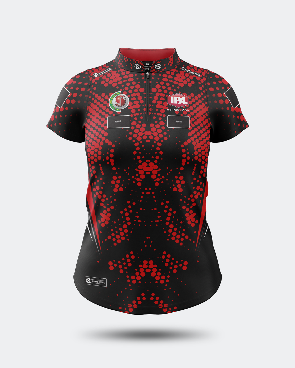 2025 Official IPA Women's World Championship Jersey Black/Red