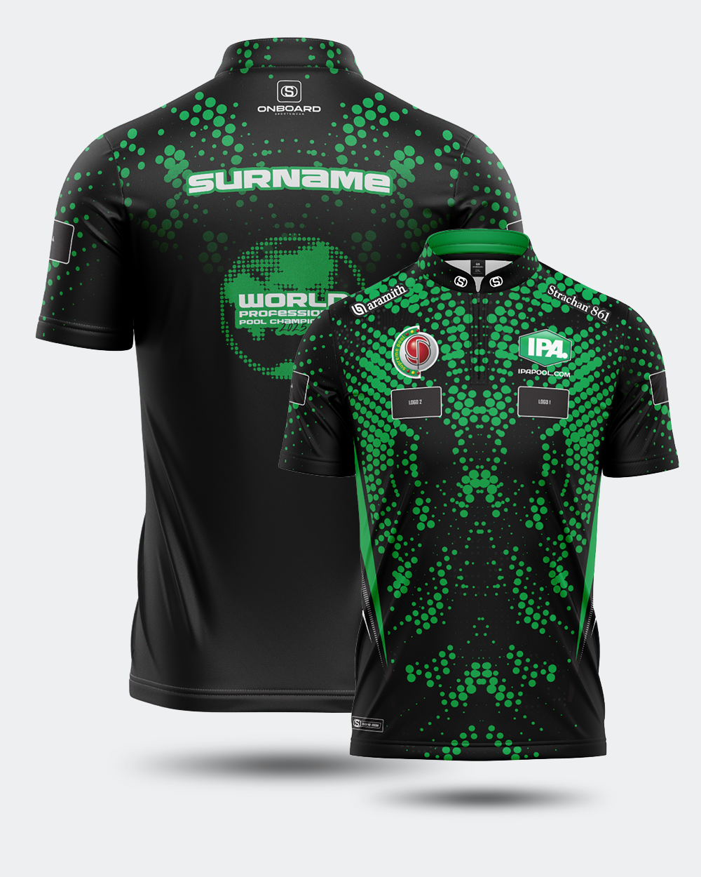 2025 Official IPA World Championship Jersey Black/Green