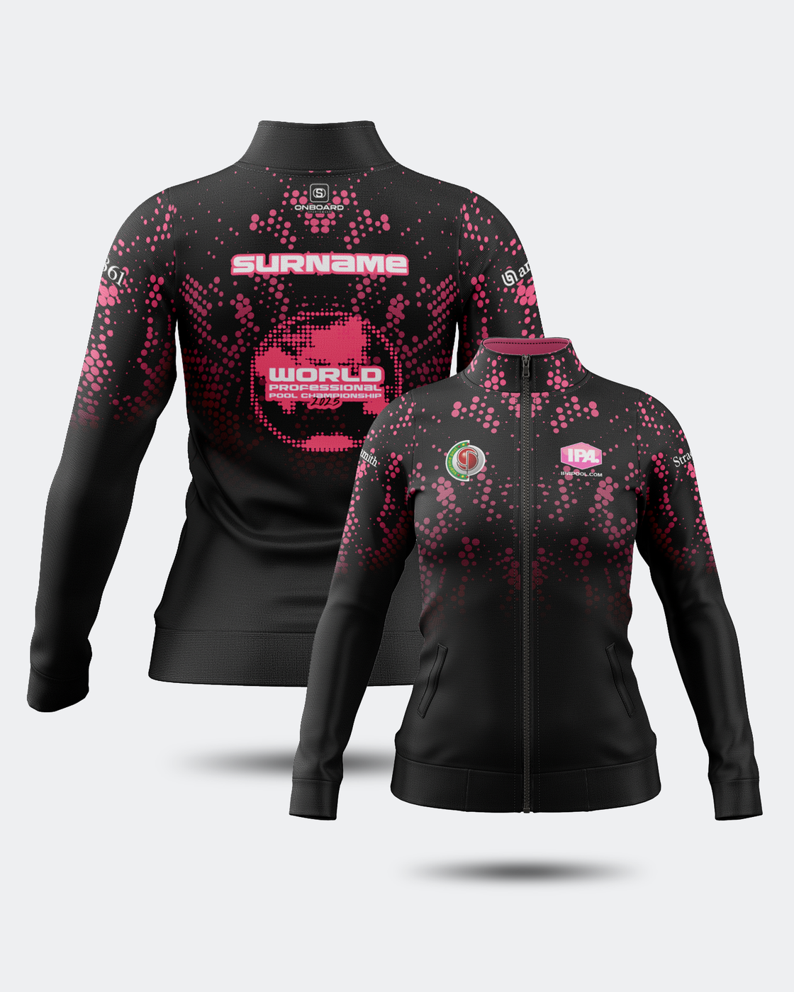 2025 IPA Women's World Championship Training Jacket Black/Pink