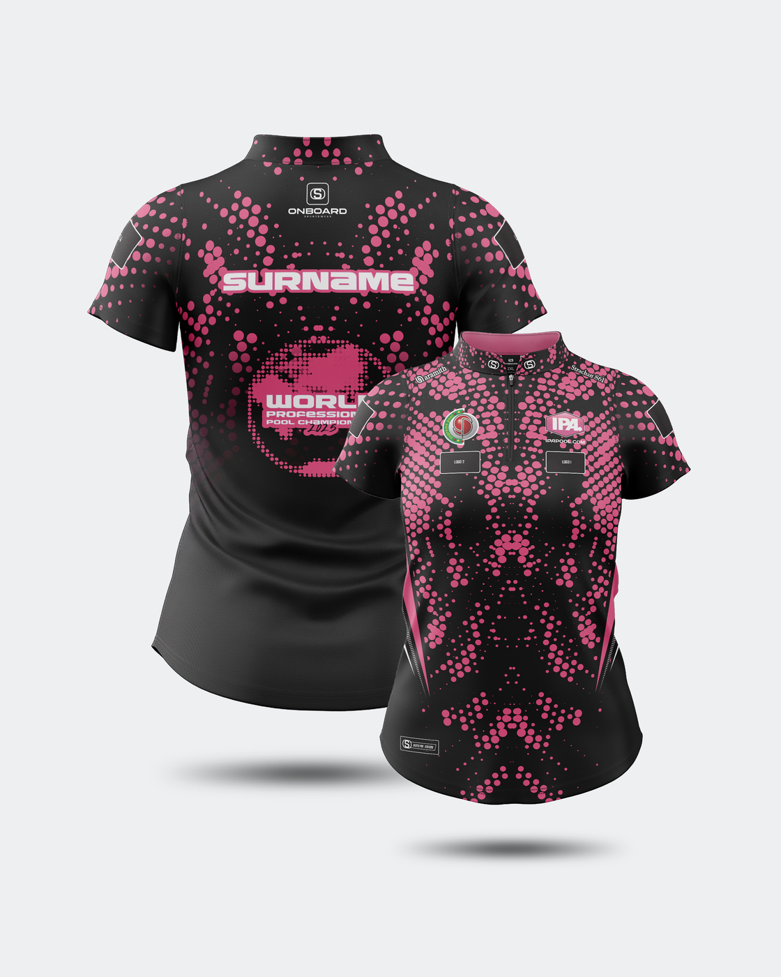 2025 Official IPA Women's World Championship Jersey Black/Pink