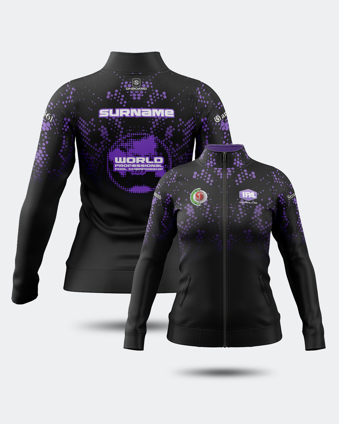 2025 IPA Women's World Championship Training Jacket Black/Purple