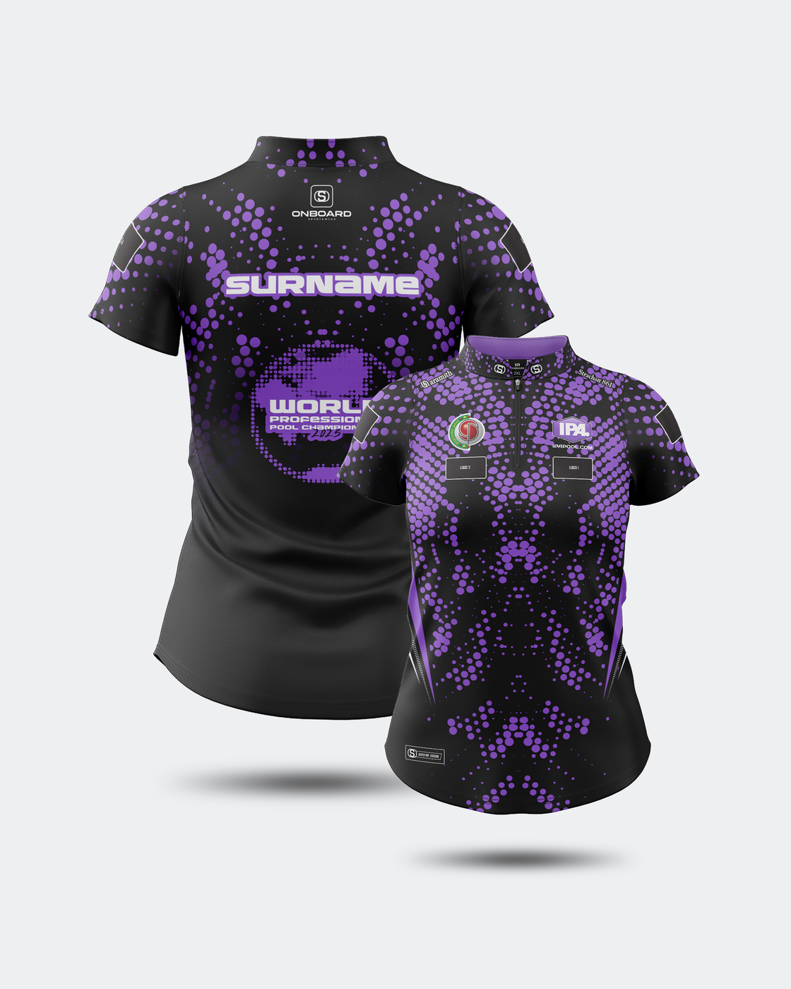 2025 Official IPA Women's World Championship Jersey Black/Purple