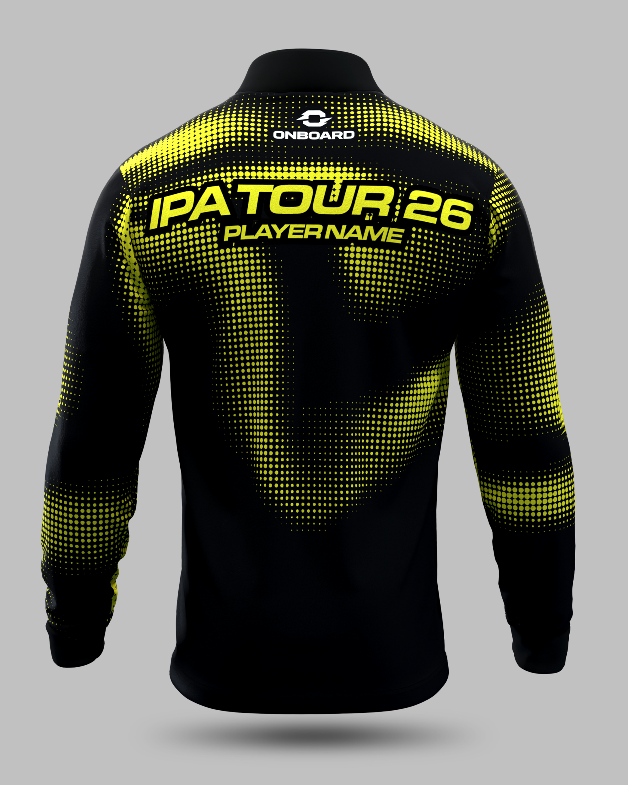 Official 2026 IPA Tour 1/2 Zip Mid Layer (Black/Yellow)