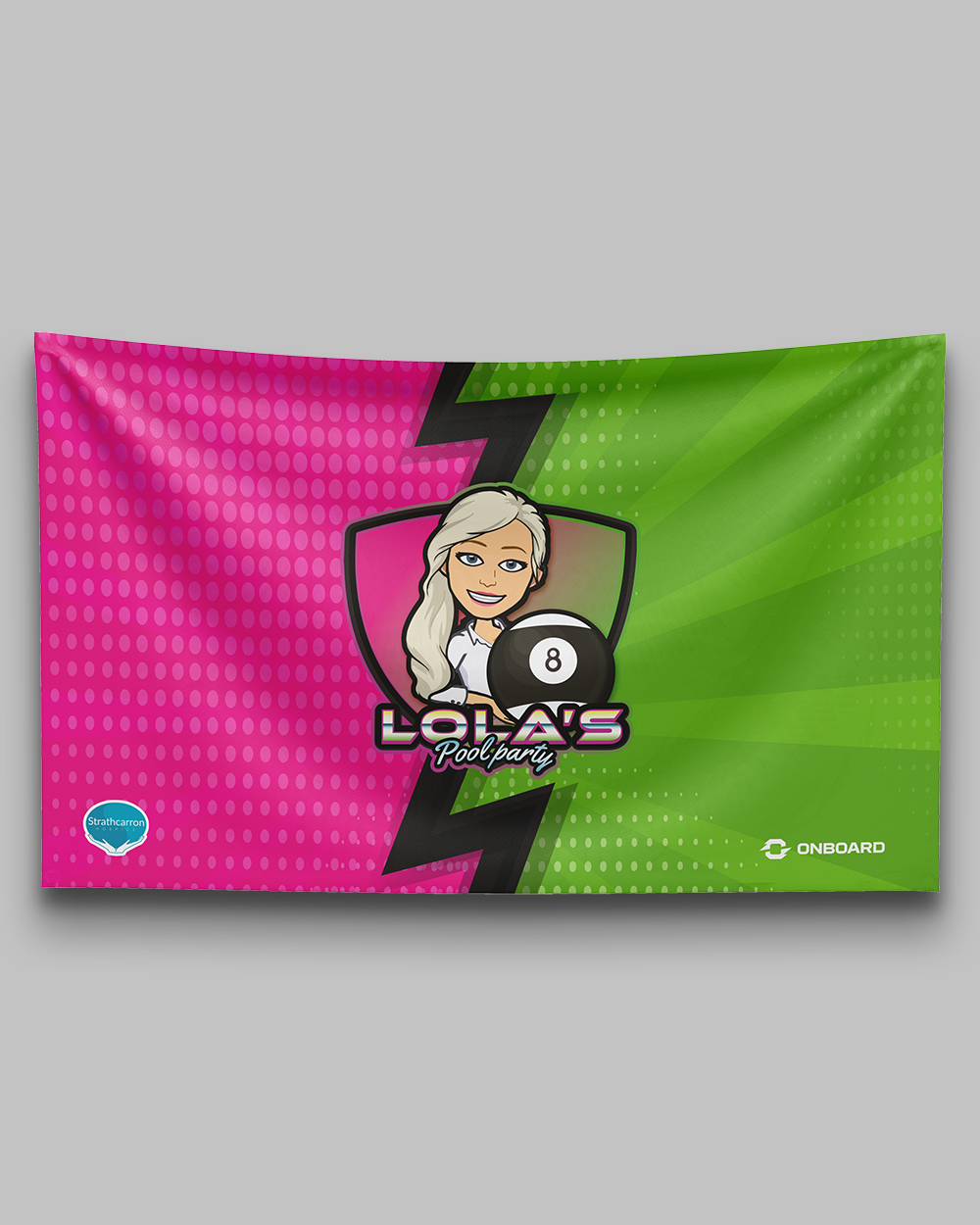 Lola's Pool Party Flag