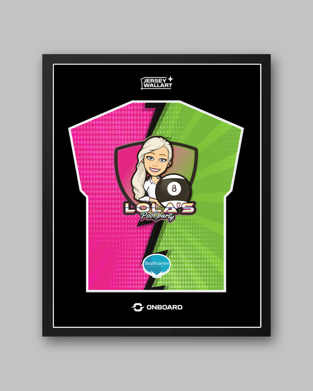 Lola's Pool Party Jersey Wall Art