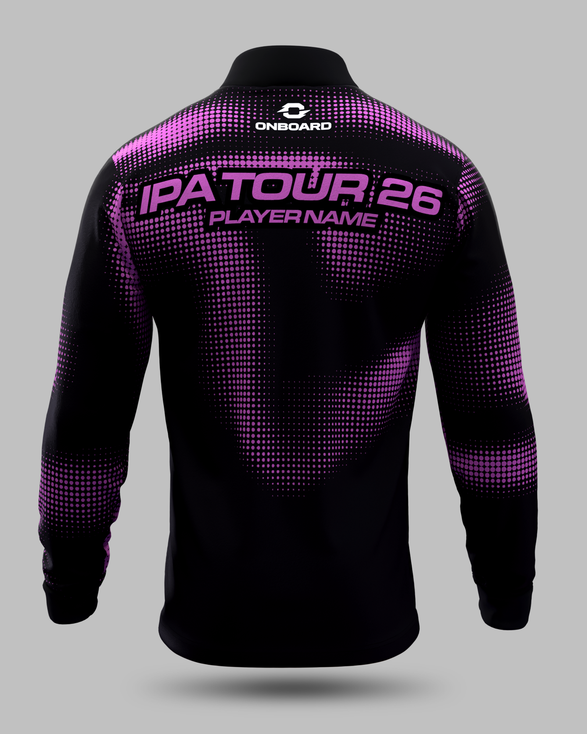 Official 2026 IPA Tour 1/2 Zip Mid Layer (Black/Pink)