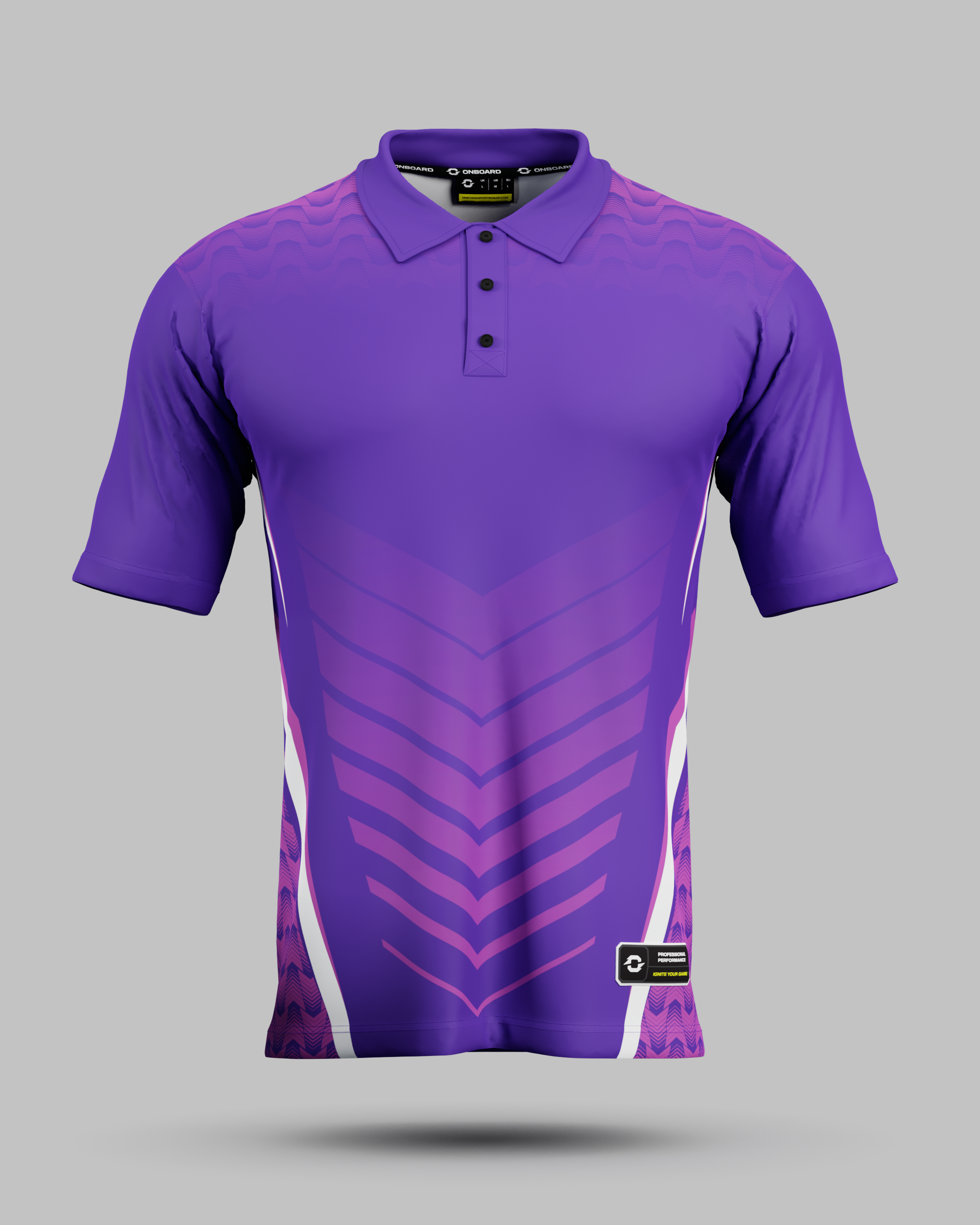 Youth Lisbon 3 Button Polo Collar Jersey