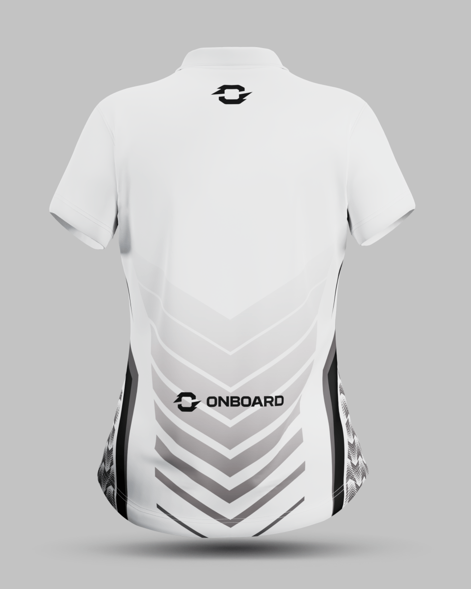 Womens Lisbon 1/4 Zip Polo Collar Jersey - Onboard Sportswear