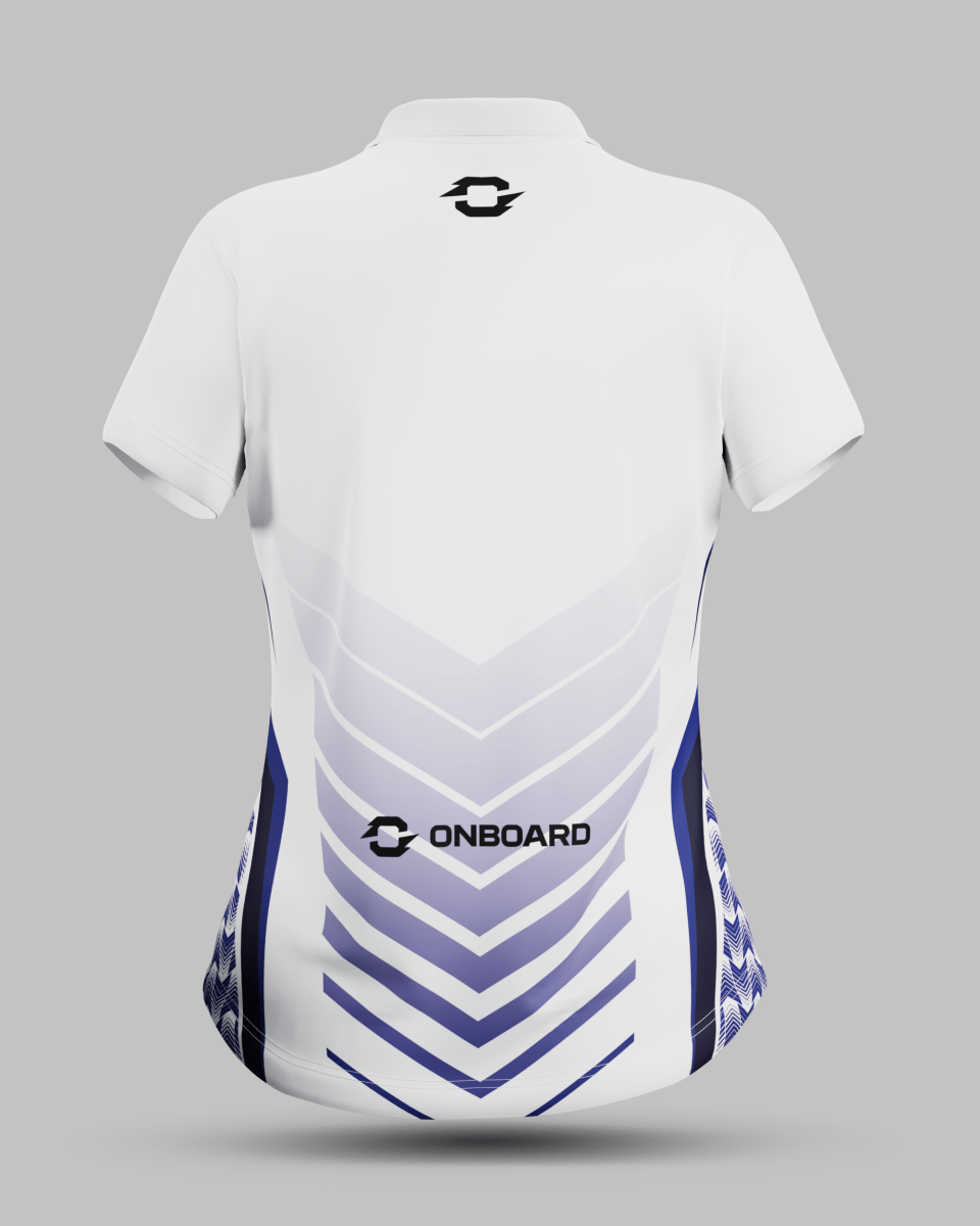 Womens Lisbon 1/4 Zip Polo Collar Jersey - Onboard Sportswear