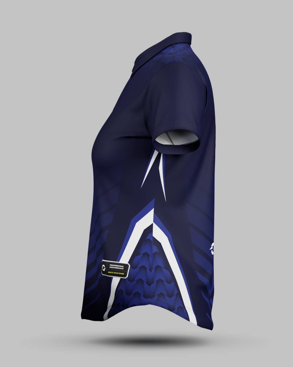 Womens Lisbon 1/4 Zip Polo Collar Jersey - Onboard Sportswear