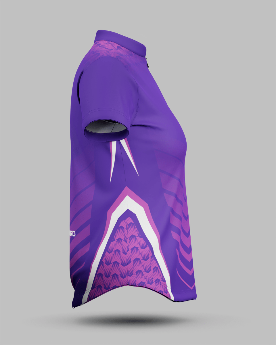 Womens Lisbon 1/4 Zip Pro Collar Jersey - Onboard Sportswear