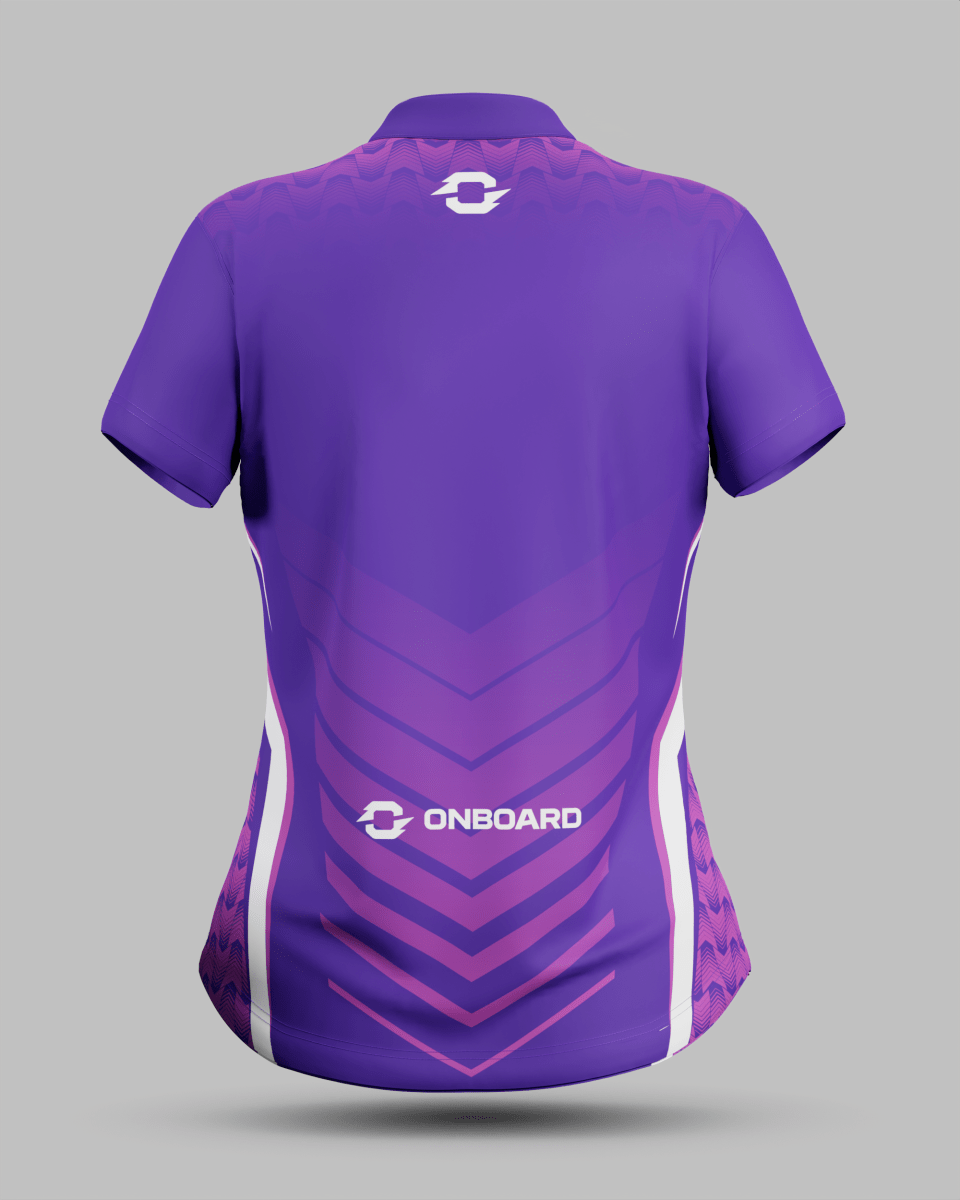 Womens Lisbon 1/4 Zip Pro Collar Jersey - Onboard Sportswear