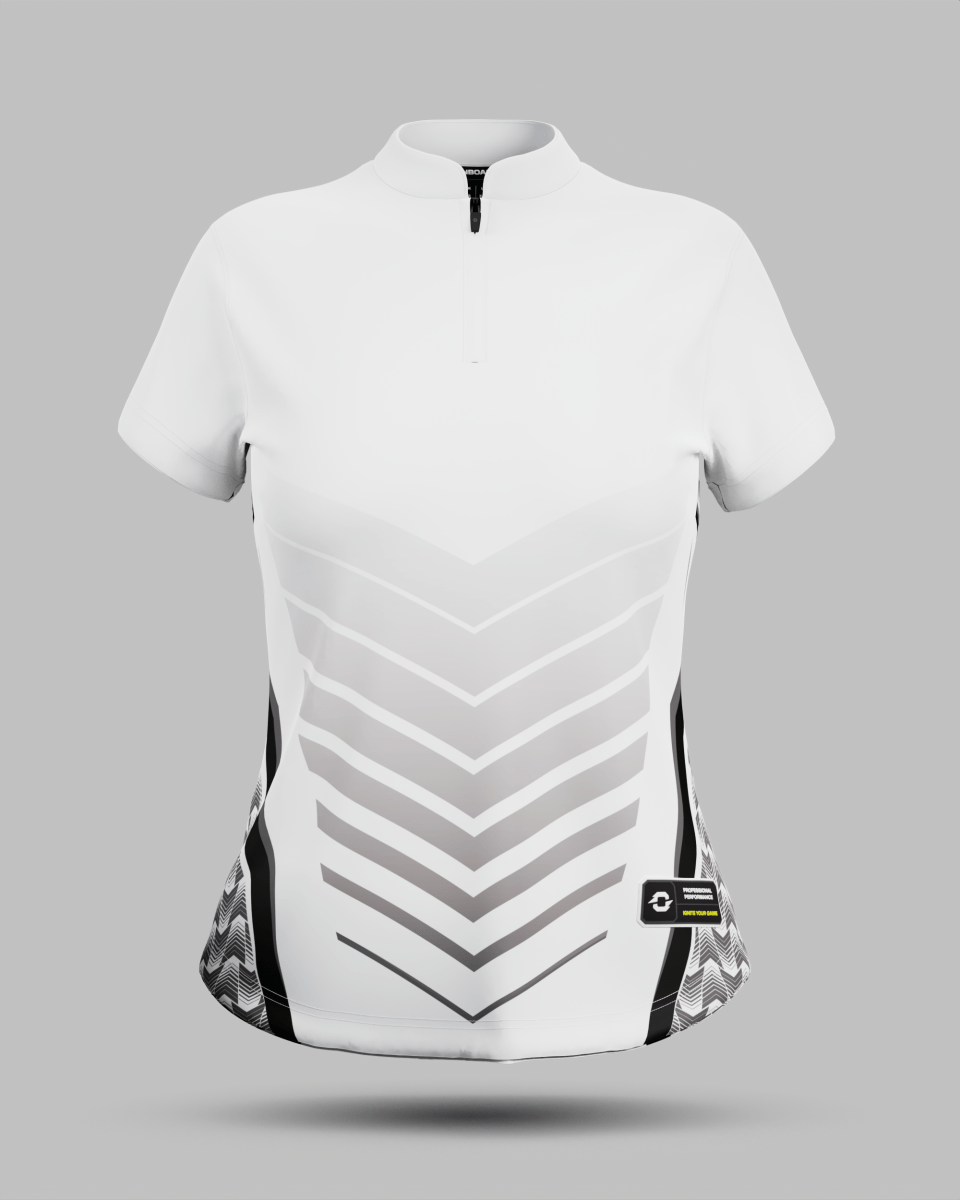 Womens Lisbon 1/4 Zip Pro Collar Jersey - Onboard Sportswear