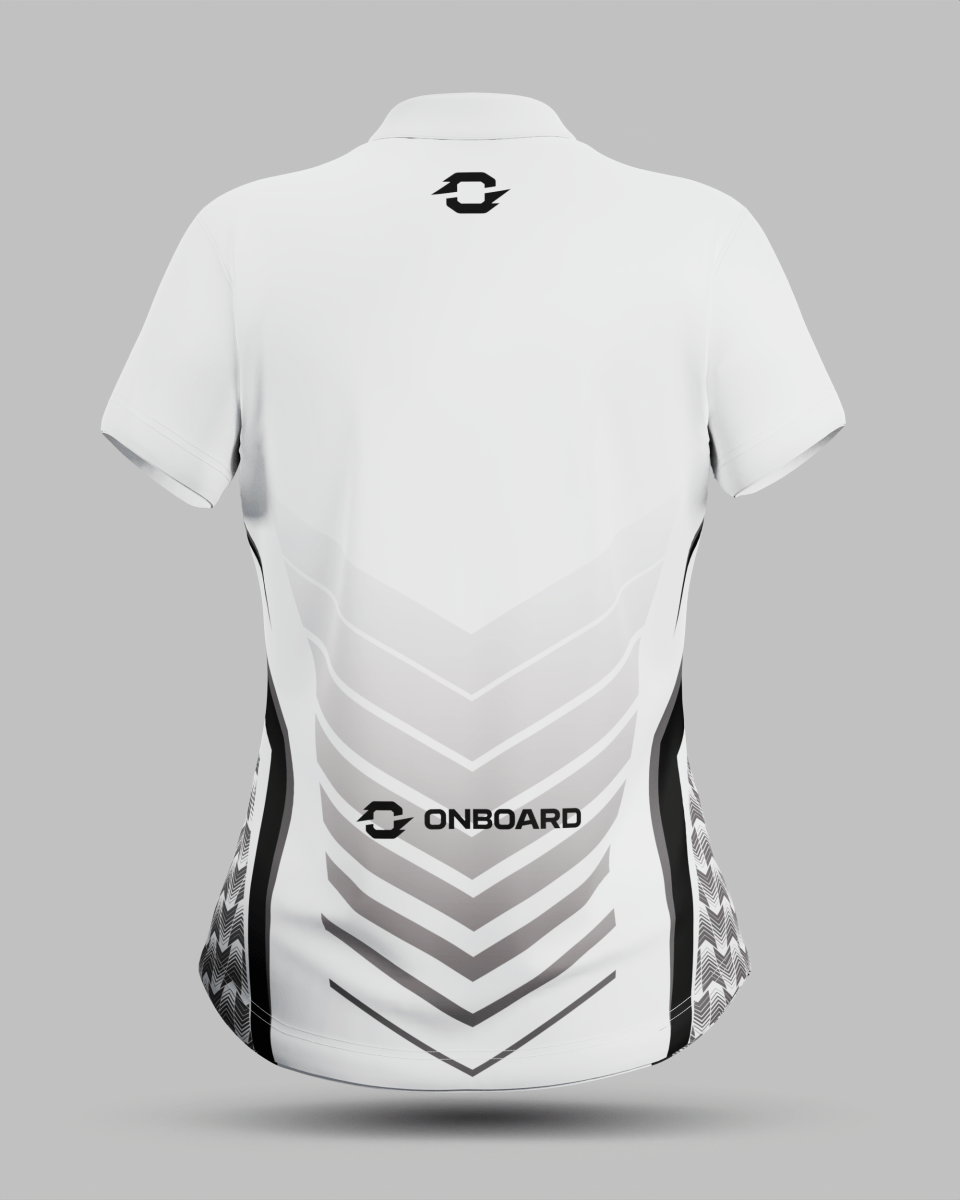 Womens Lisbon 1/4 Zip Pro Collar Jersey - Onboard Sportswear