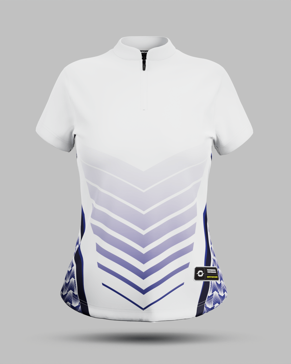 Womens Lisbon 1/4 Zip Pro Collar Jersey - Onboard Sportswear