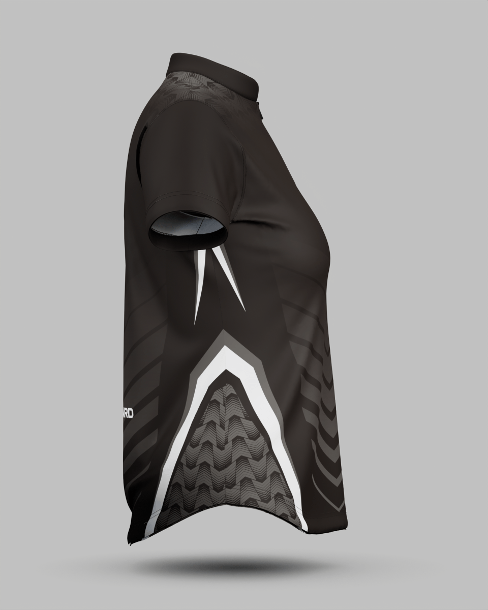 Womens Lisbon 1/4 Zip Pro Collar Jersey - Onboard Sportswear