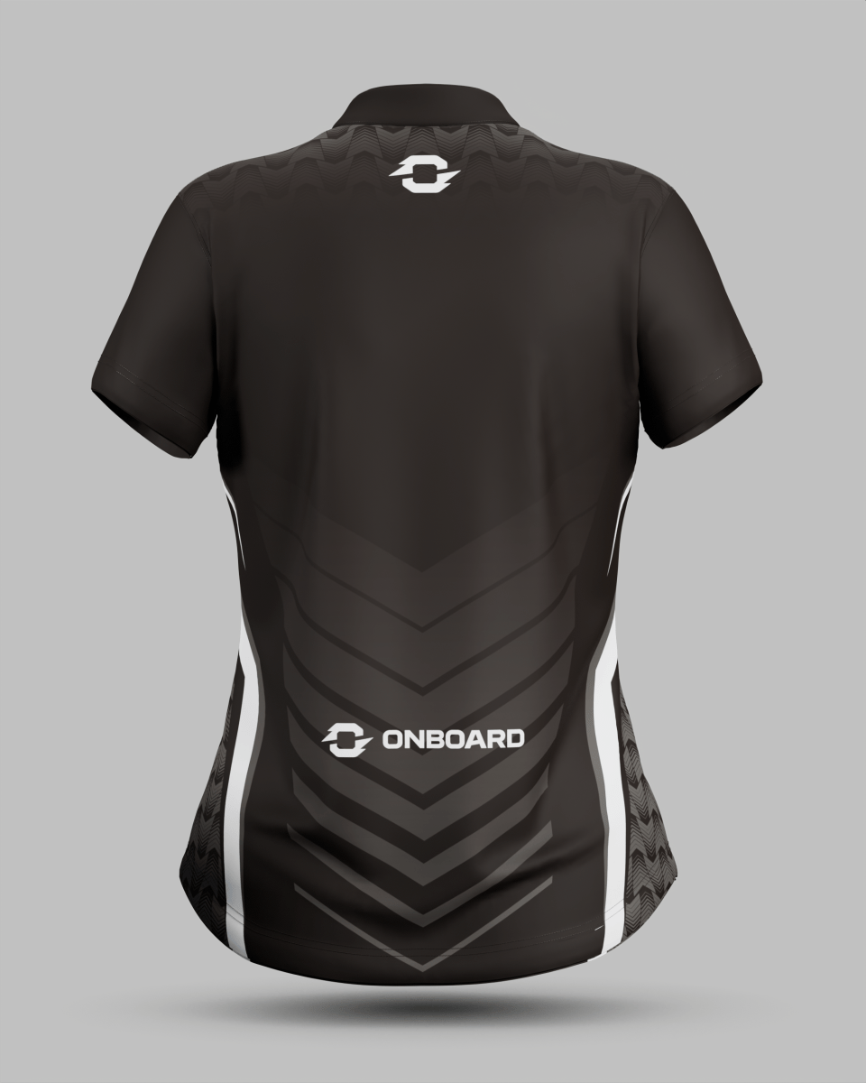 Womens Lisbon 1/4 Zip Pro Collar Jersey - Onboard Sportswear