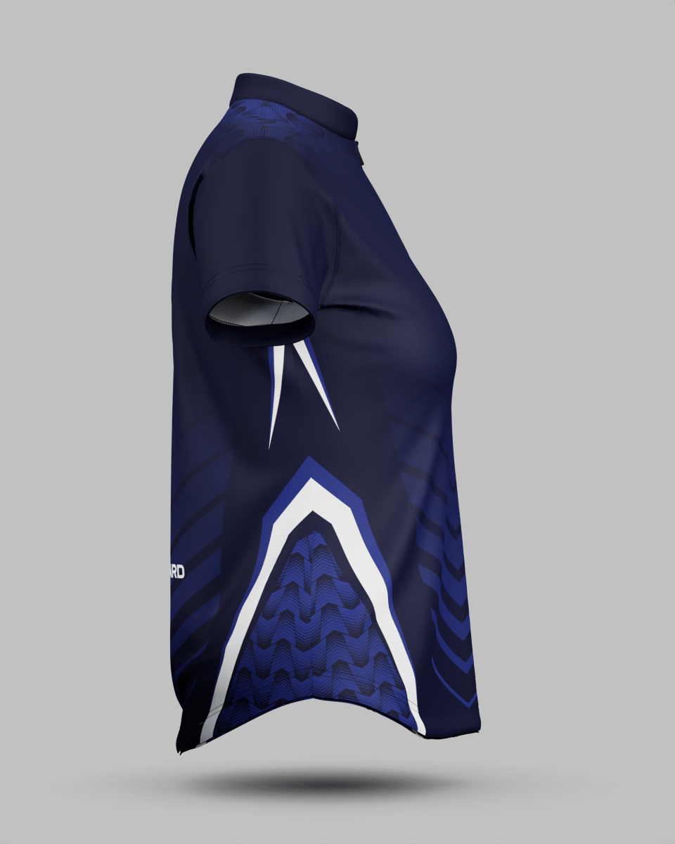 Womens Lisbon 1/4 Zip Pro Collar Jersey - Onboard Sportswear