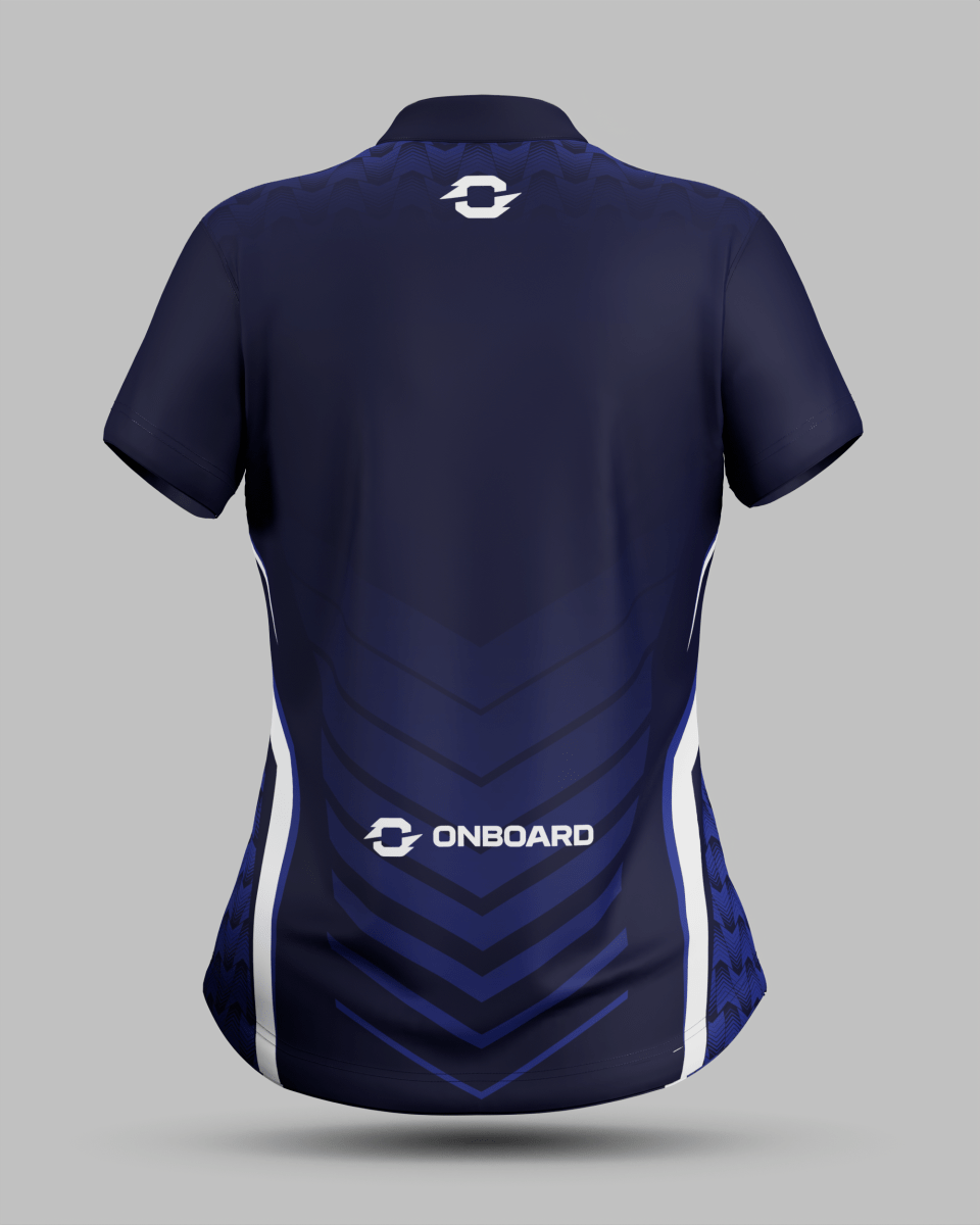 Womens Lisbon 1/4 Zip Pro Collar Jersey - Onboard Sportswear