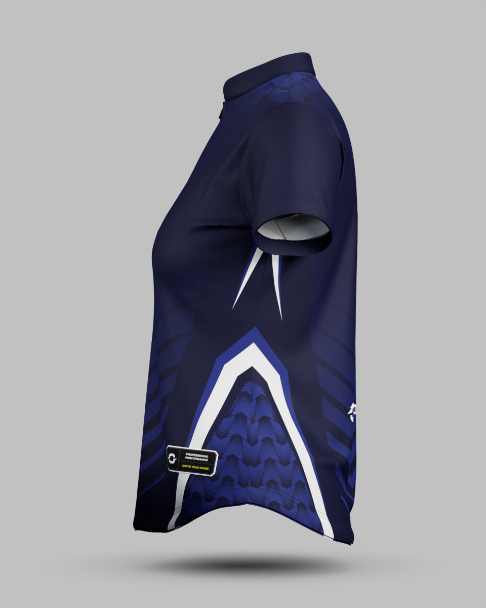 Womens Lisbon 1/4 Zip Pro Collar Jersey - Onboard Sportswear