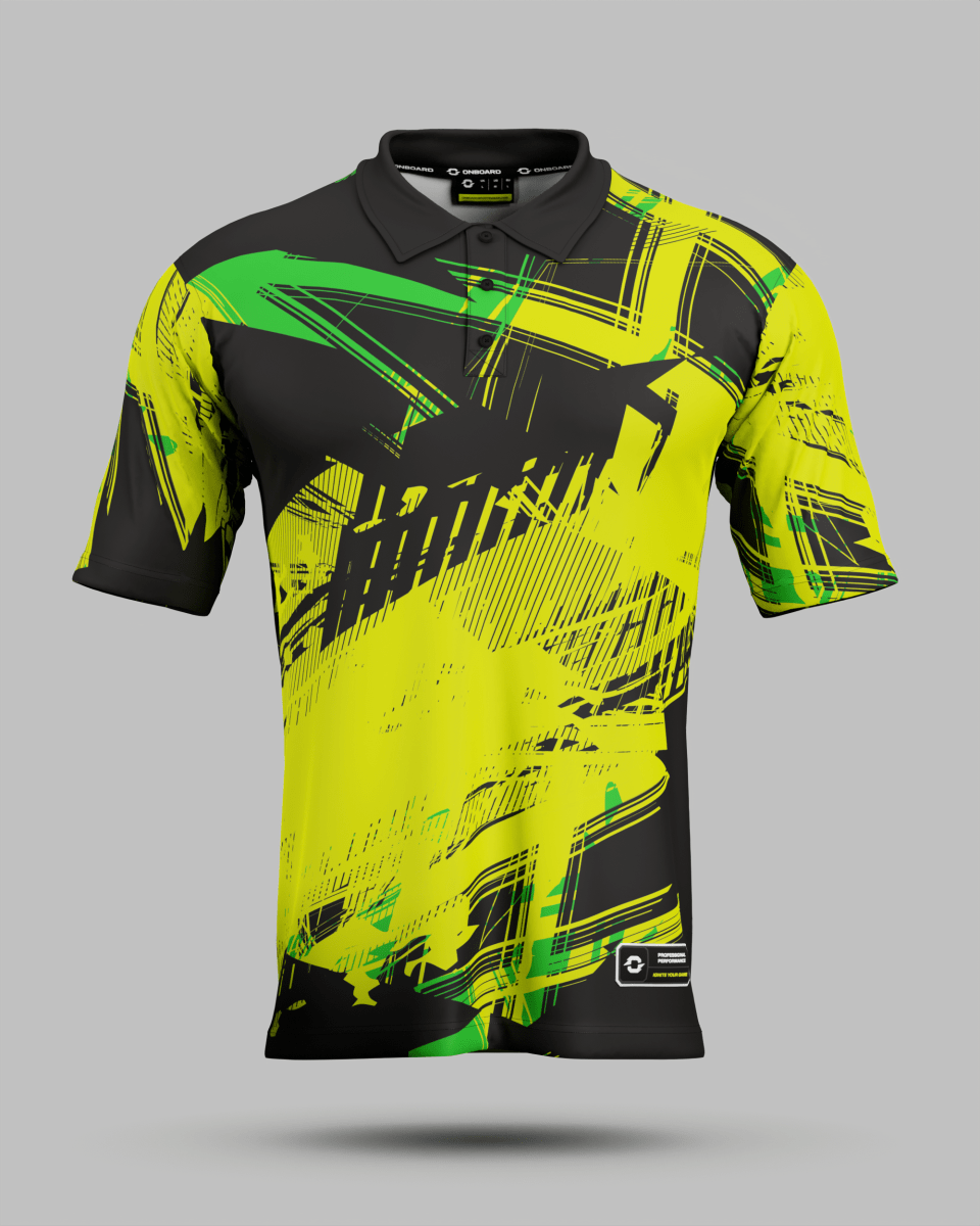 Madrid 3 Button Polo Collar Jersey - Onboard Sportswear